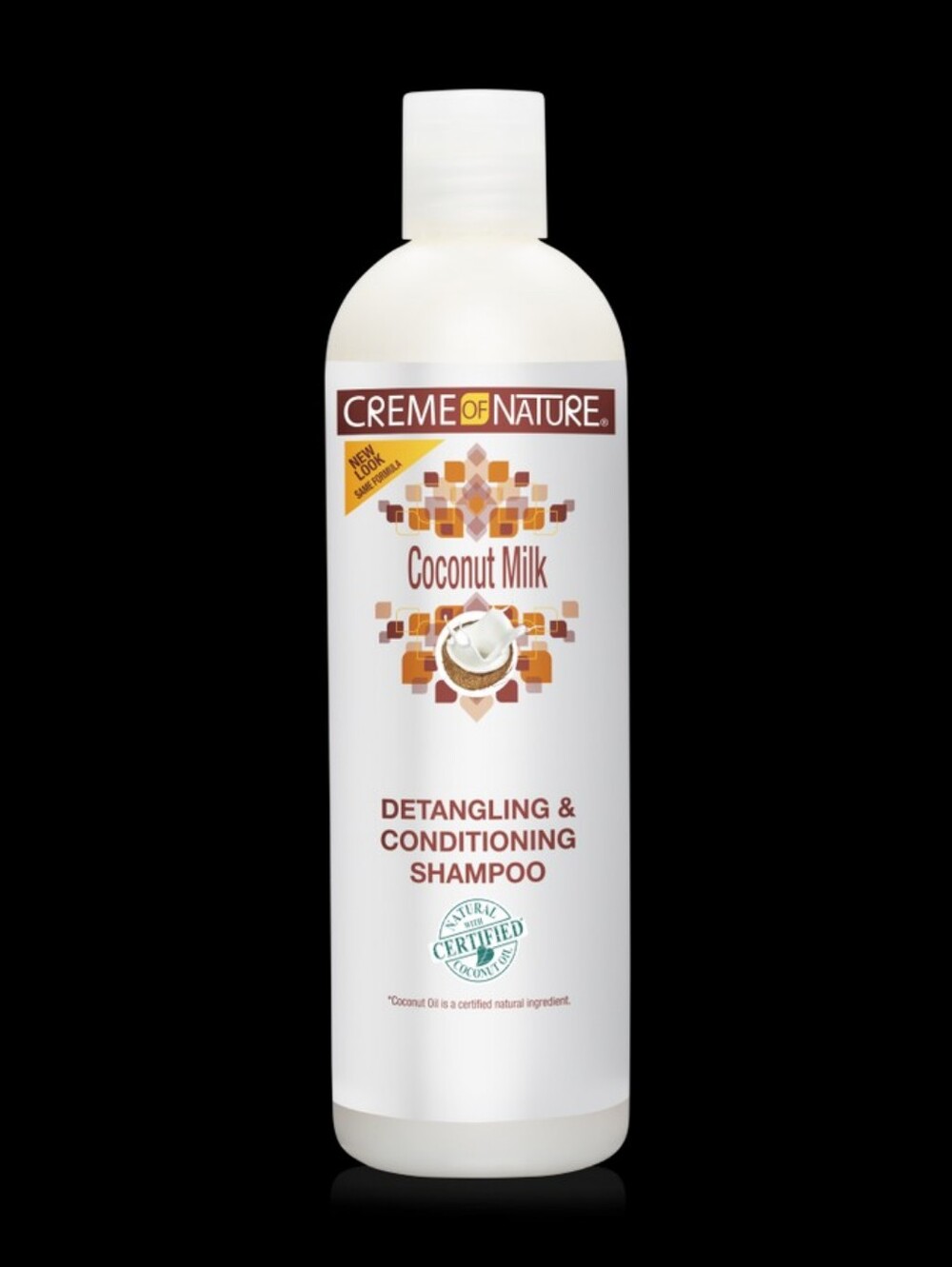 THREE Creme of Nature Coconut Milk Detangling & Conditioning Shampoo New 12 Oz